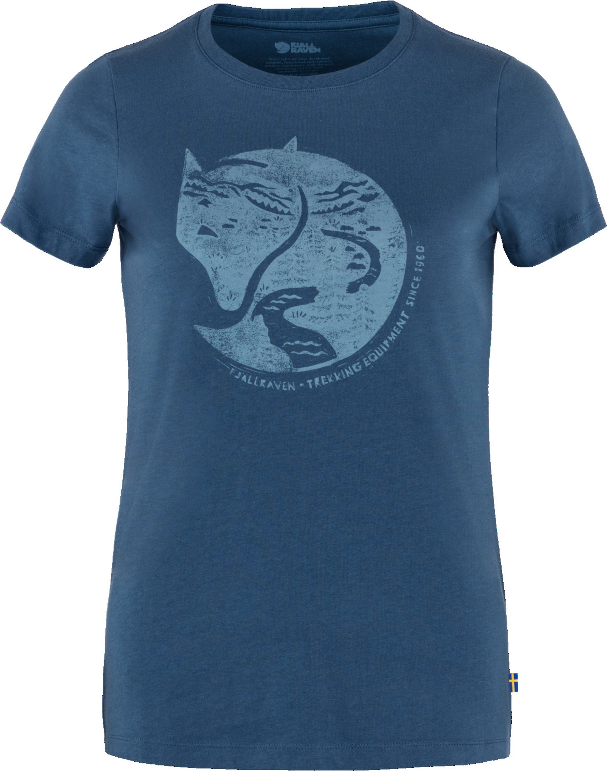 Fjällräven Damen-T-Shirt Arctic Fox Print