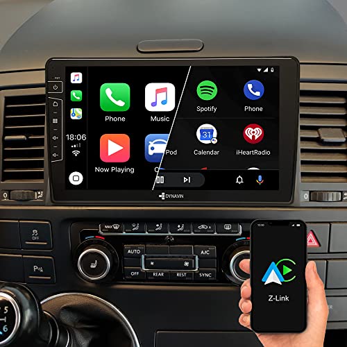 DYNAVIN Android Autoradio Navi für VW T5 Multivan, 9 Zoll OEM Radio mit Wireless Carplay und Android Auto | BT | Inkl. DAB+; D8-T5 Pro