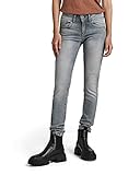 G-STAR RAW Damen Lynn Mid Skinny Jeans, Grau (faded industrial grey D06746-9882-B336), 31W / 30L