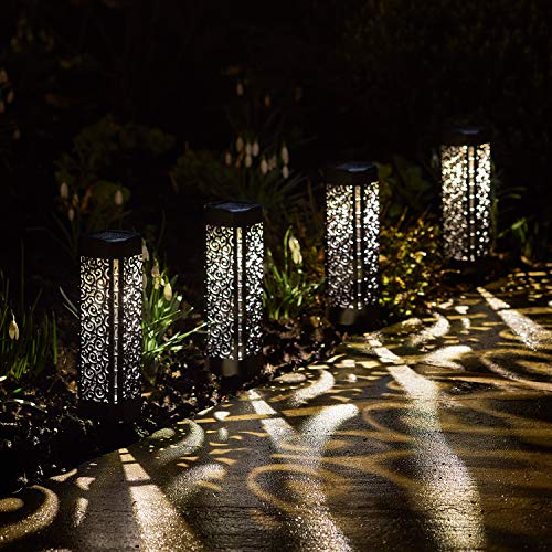 Lights4fun 8er LED Solarleuchten Garten Solar Gartenleuchten für Außen Solarlampen für Außen Garten Deko Orientalische Laterne Ramadan