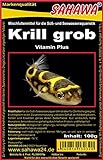 SAHAWA Frostfutter 6X 100g Krill im Blister je 3X Krill grob+ 3xKrill fein Fischfutter