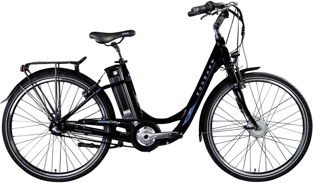 Zündapp E-Bike City Green 2.7 26 Zoll RH 46cm 3-Gang 374,4 Wh schwarz blau