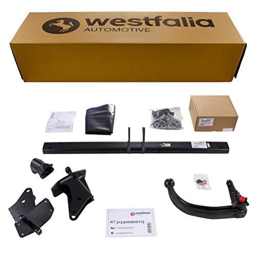 Abnehmbare Westfalia Anhängerkupplung für GLA X156 (BJ ab 03/2014), CLA C117 (BJ ab 04/2013) im Set mit 13-poligem fahrzeugspezifischen Westfalia Elektrosatz