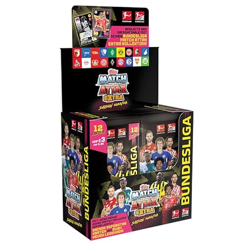 Topps Bundesliga Match Attax Extra 2023, Fußballkarten - Display Box