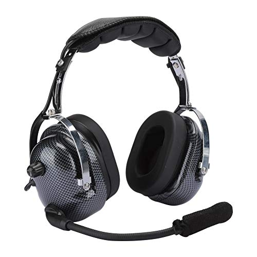 Diyeeni Aviation Noise Reduction Headset, Leicht Noise Cancelling Kopfhörer DREI PTT, Noise Cancelling Headphones mit Comfort Ear Seal, Pilot Kopfhörer(Y Head)