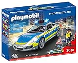 PLAYMOBIL City Action 70067 Porsche 911 Carrera 4S Polizei mit Polizei-Licht und Sound, Empfohlen ab 4 Jahren