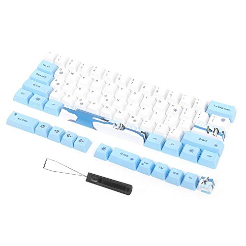 Tastaturkappe, Tastaturkappe, Sublimations-Tastaturkappe für Verschleißfestigkeit, PBT Professional Design für mechanische(6064 Penguin)