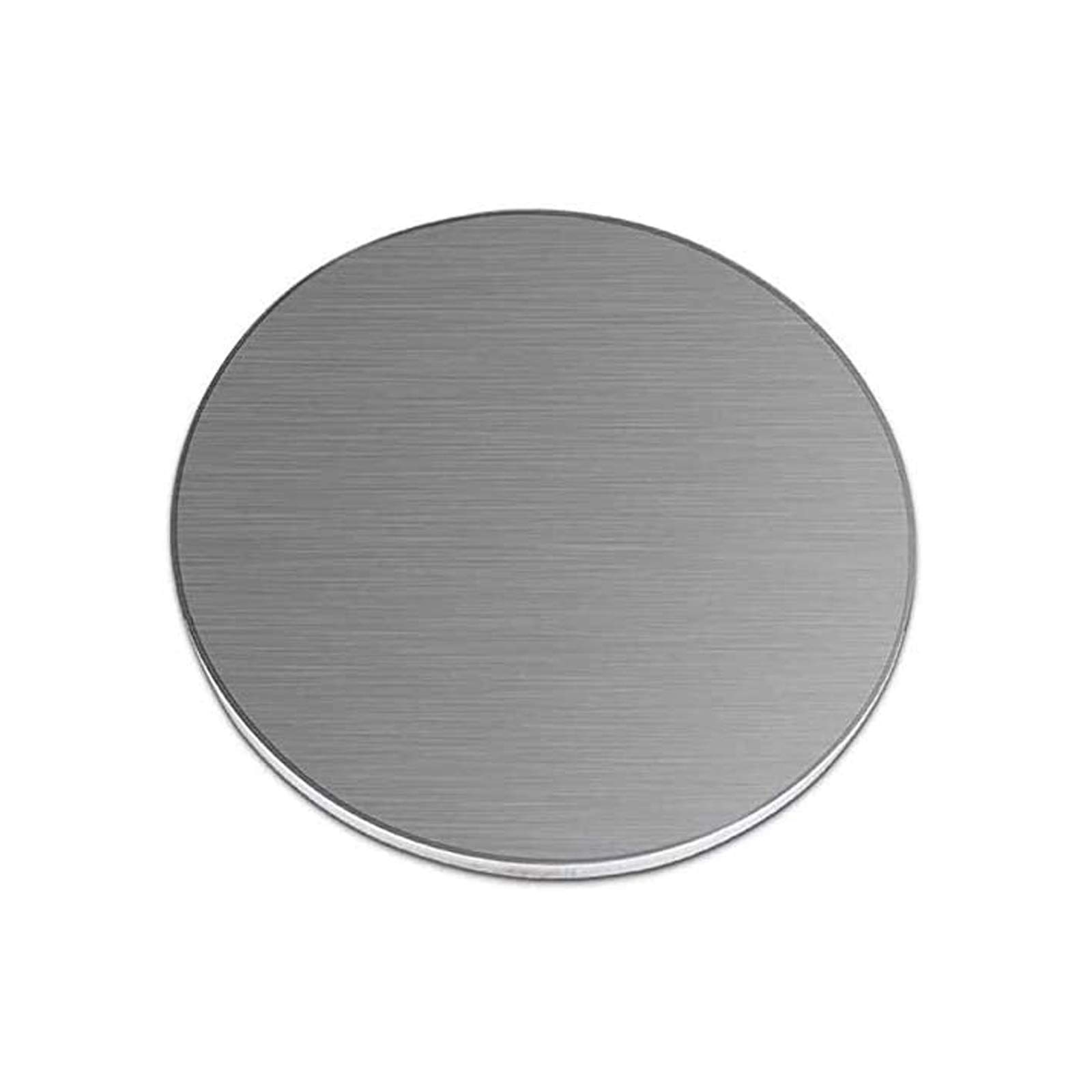 IQQI Dicke 3 mm, 304 Rundes Edelstahlblech Hat Gute Mechanische Eigenschaften Metallplatte (Durchmesser 150/180 mm),Diameter 180mm