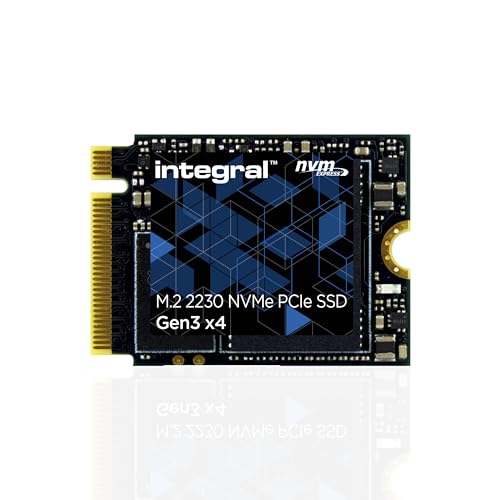 Integral 1TB M.2 NVMe 2230 PCIe Gen3 x4 SSD - Lesegeschwindigkeit bis zu 3400MB/s, Schreibgeschwindigkeit bis zu 3000MB/s - Internes Solid State Drive. Valve Steam Deck, Microsoft Surface Pro, PC &