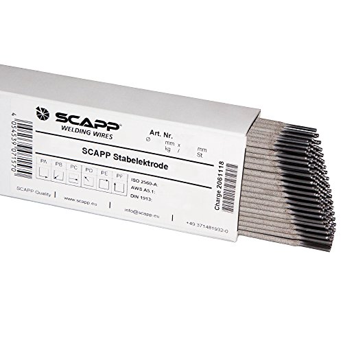 SCAPP Stabelektrode Xt-Rohr für Stahl Ø 2,5 x 350 mm (4,6 kg) - Typ E 51 32 RR(B)7 / E42 0 RB 12 - andere Ø zur Auswahl