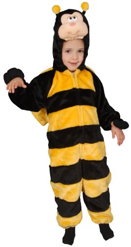 Dress Up America Kinder kleine lebhafte Honigbiene Kostüm Hummel Honig Wespe Geburtstagskäfer Party Ankleiden Cape auch erhältlich