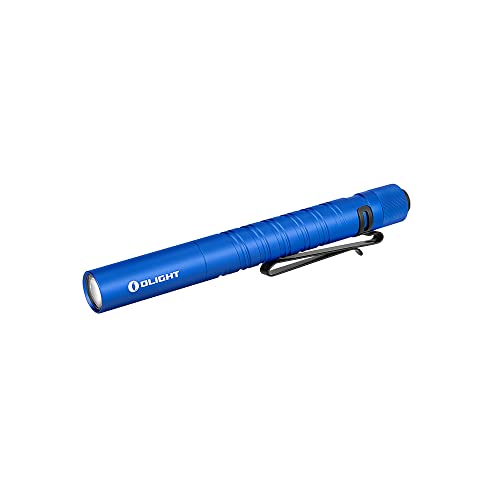 OLIGHT I3 T PLUS 250 LED | Taschenlampe für den täglichen Gebrauch mit Taschenclip | Maximale Leistung von 250 Lumen | Maximale Reichweite von 70 Metern | 28 Stunden Autonomie (blau)