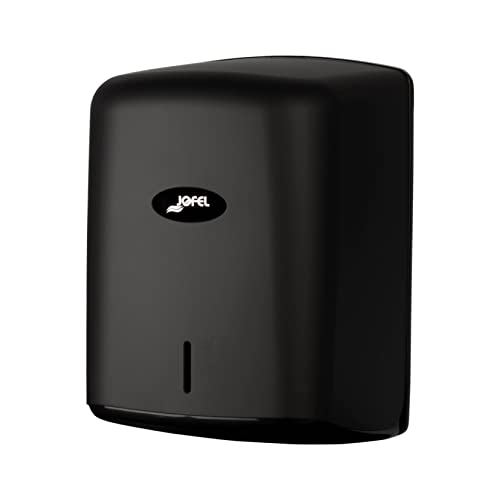 Jofel AG47600-MT Papierspender Docht Smart (Box) ABS, Mattschwarz, matt schwarz