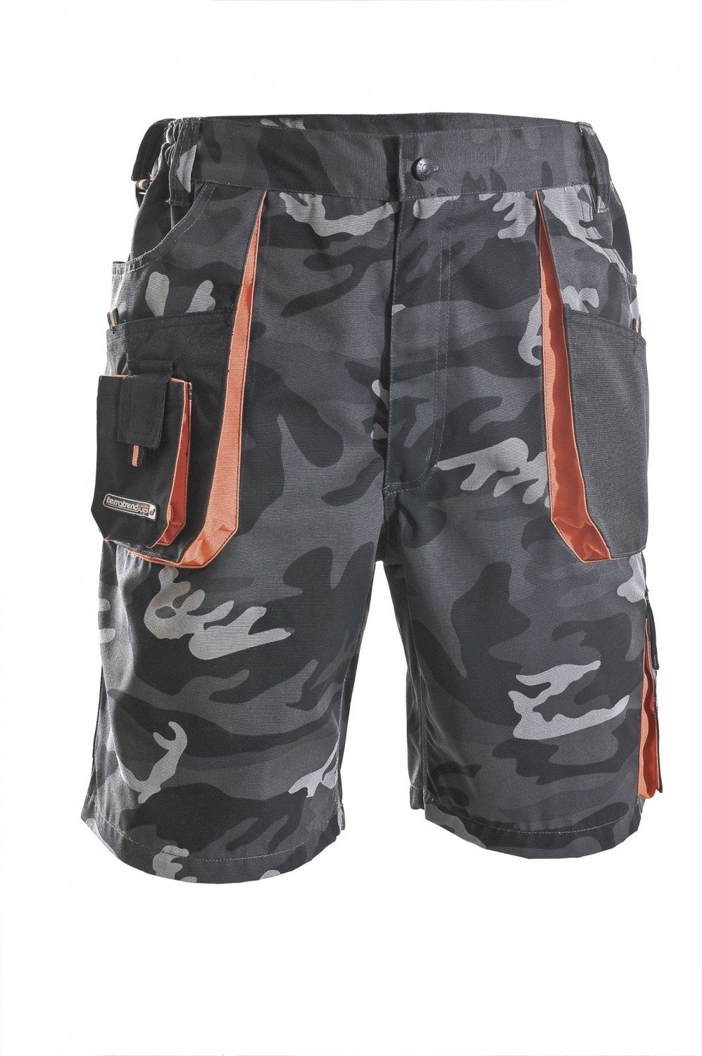 Herren Shorts camouflage/schwarz/orange Größe 52