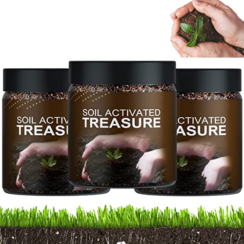 aMBayz 100g/200/300g Soil Activated Treasure, Soil Plant Flower Fertilizer Activation Treasure Activator, Mineral Source Prevent Hardening and Promote Rooting Plant (300g)