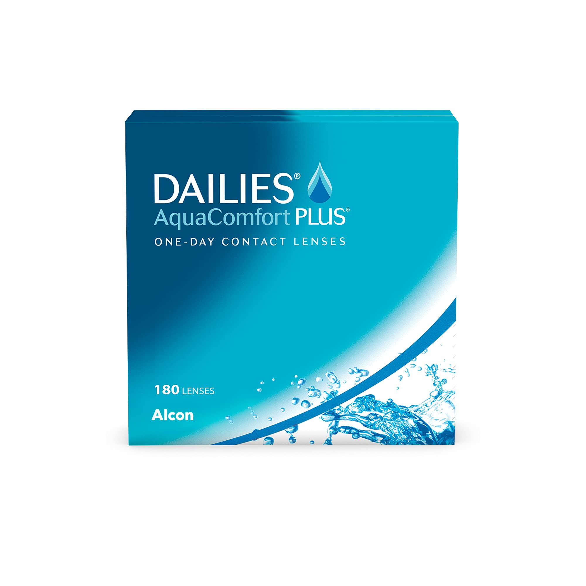 Dailies AquaComfort Plus Tageslinsen weich, 180 Stück, BC 8.7 mm, DIA 14.0 mm, +4.5 Dioptrien