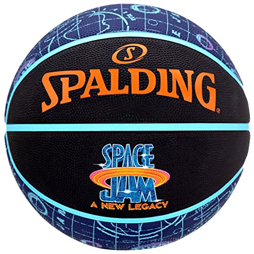Spalding Space Jam Tune Court Ball 84592Z, Unisex basketballs, Black, 6 EU, 84592Z_6, Schwarz