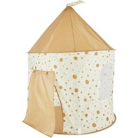 Bieco Kinderzelt für Drinnen Pop up Dots | Prinzessin | Zelt Kinder | Spielzelt Mädchen | Princess Tent | Bällebad | Kinderspielzelt Mädchen | Spielzelt Kinderzimmer