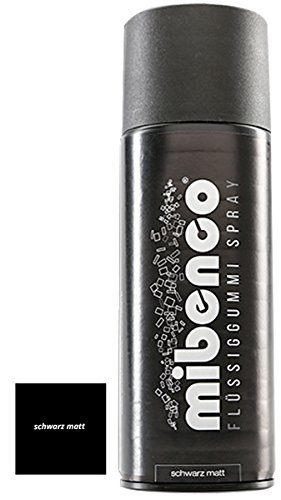 mibenco Flüssiggummi Spray schwarz matt - 400 ml