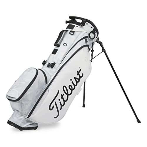 Titleist TITLEIST Caddy Bag White Out Players 4 Stand Caddy Bag Weiß/Camouflage