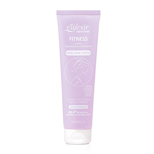 Elifexir Natural Beauty Fitness - Stilisiert, definiert und tonisiert. Anti-Cellulite-Gel | Sportergebnisse verbessern | 99,6% natürliche Inhaltsstoffe. 150ml