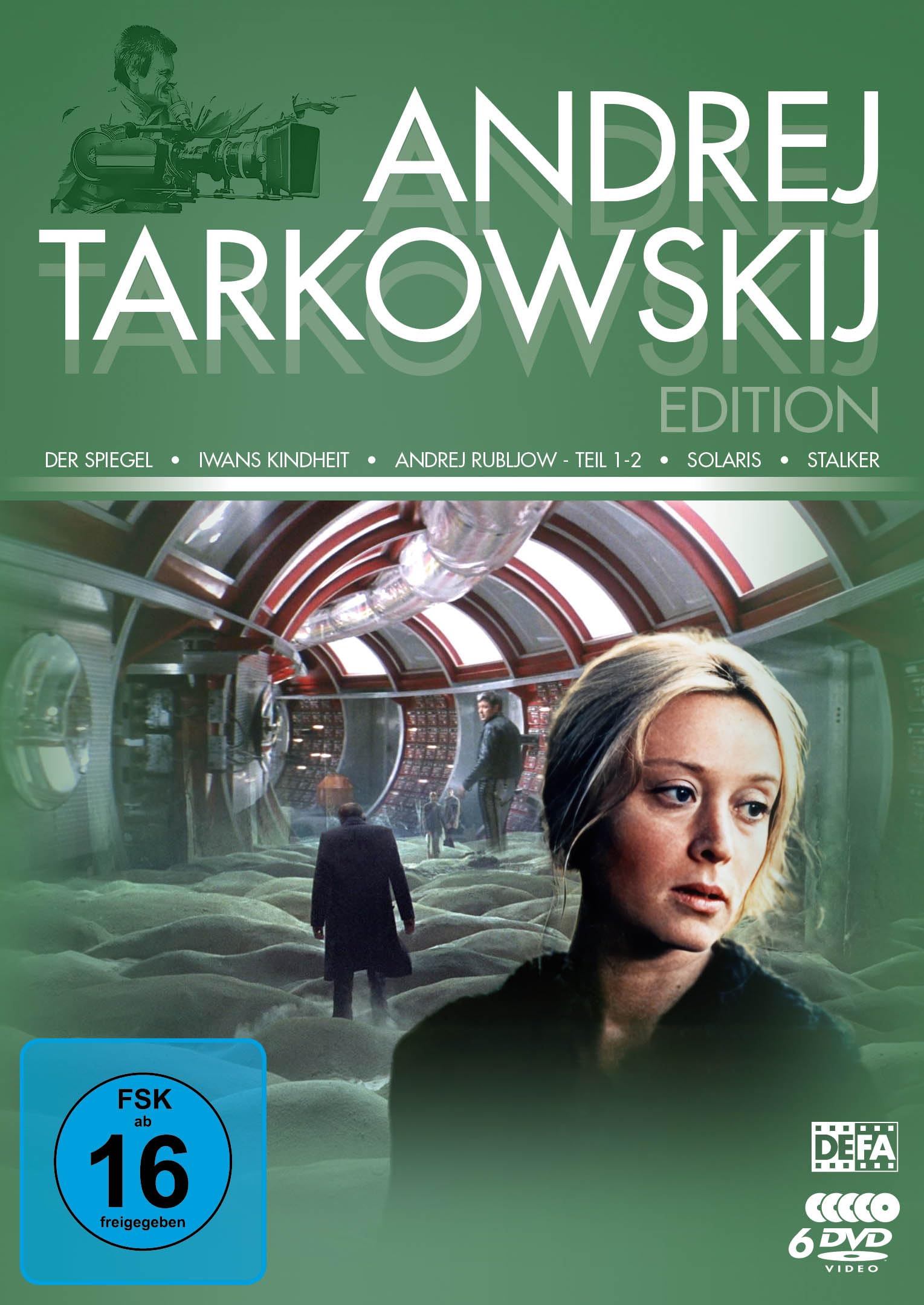 Andrej Tarkowskij Edition: Solaris, Stalker, Andrej Rubljow 1-2, Der Spiegel, Iwans Kindheit (DEFA Filmjuwelen) [6 DVDs]
