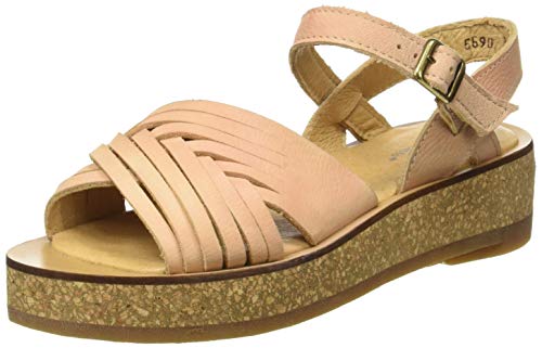 El Naturalista Damen N5590 Pleasant TÜLBEND Peeptoe Sandalen, Pink (Candy Candy), 37 EU