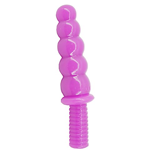 PVC Anal Haken, fünf Perlen Anal Expander mit Griff Penis Anal Plug Masturbation Gerät Paar Sex Spielzeug Sex glücklich Gerät (lila)