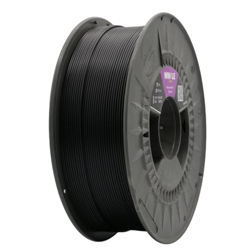 Winkle PLA 3D850 Filament 1,75 mm schwarz Azabache, Filament für 3D-Druck, Spule 1000 kg