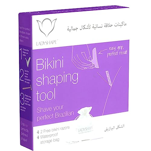 Ladyshape 8717953038531 Brazilian Bikini Shaping Tool, Violett/Weiß