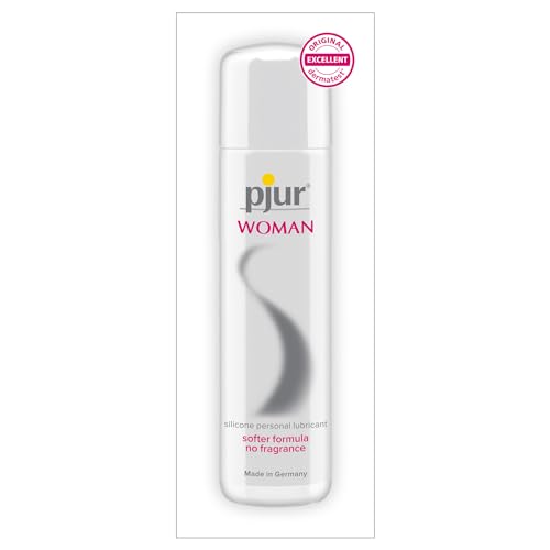 pjur WOMAN (1,5ml) - Gleitgel für Frauen auf Silikonbasis - für prickelnden Sex und längeren Spaß - optimal für empfindliche Haut