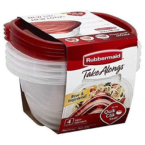 4-Piece Square Food Storage Container by Rubbermaid