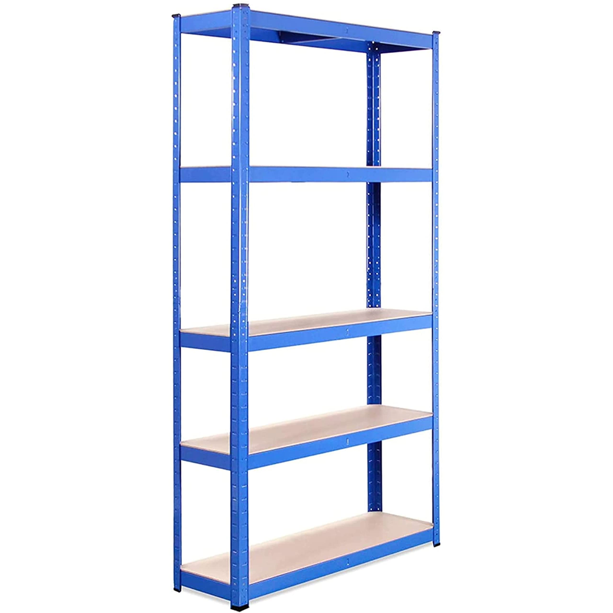 G-Rack Lagerregal für Garage: 180 cm x 90 cm x 30 cm | Blau - 5 Stufig | 175 kg pro Regal (875 kg Kapazität) | 5 Jahre Garantie, 1 Bay, 0021-1