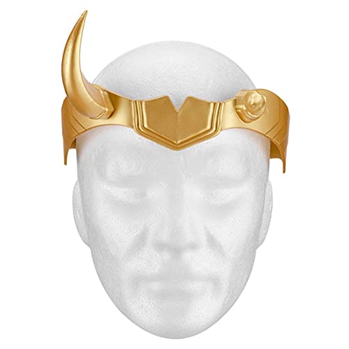 ABS Loki Helm Maske, Cosplay Thor Crown Maske Cosplay Halloween Kostümzubehör für Erwachsene Teens