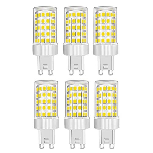 G9 10W LED Glühbirnen Ersatz der G9 70W 80W 100W Halogenlampe, 1000 Lumen, Warmweiß 3000k, Glühlampe für die Beleuchtung zu Hause, G9 Kapselbirnen, Nicht Dimmbare 6 Stück