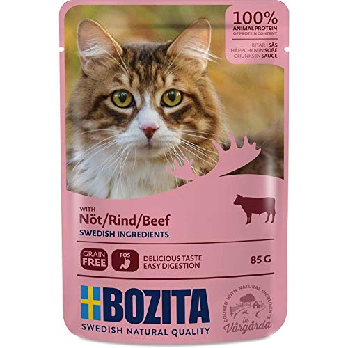 Bozita Katze Portionsbeutel Hppchen in SoÃŸe mit Rind 85g (demnchst verfgbar)