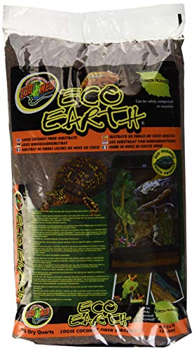 Zoo Med Eco Earth 23L Kokosnuss-Bodensubstrat - zur Erhöhung der Luftfeuchtigkeit im Terrarium
