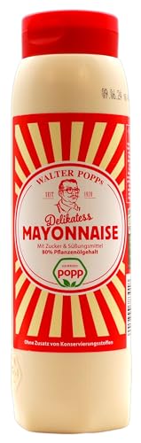 popp Delikatess Mayonnaise, 6er Pack (6 x 650ml)