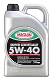 Meguin 4809 Megol Motoröl Super Leichtlauf SAE 5W-40 (Vollsynthetisch), 5 L