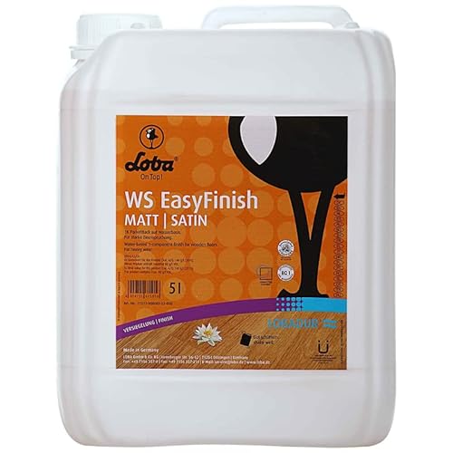 LOBADUR® WS EasyFinish, Kork und Parkettlack auf wasserbasis, für starke Beanspruchung (2,5 Liter, Matt)