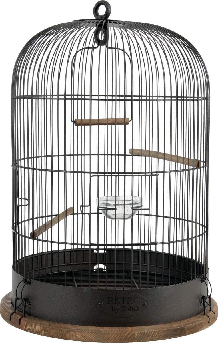 Bird cage Zolux Retro Lisette, Larg 38 x prof 38 x haut 55 cm.