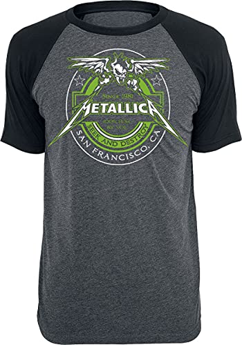 Metallica Fuel Männer T-Shirt Charcoal/schwarz XXL 60% Baumwolle, 40% Polyester Band-Merch, Bands