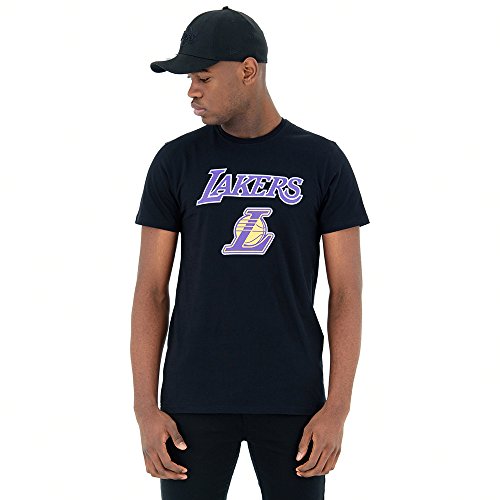 New Era Herren Los Angeles Lakers T-Shirt, Schwarz, 4XL