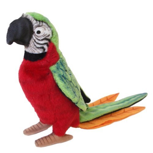 Hansa Parrot Stuffed Plush Animals, Multi-Colored by Hansa