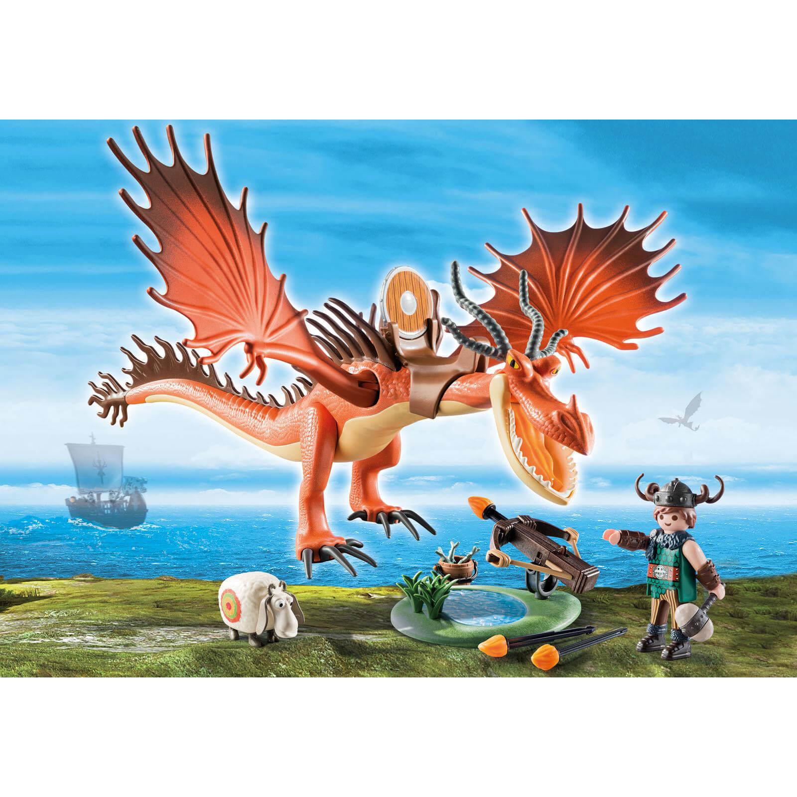 Playmobil DreamWorks Dragons Rotzlöffel und Hakenfang (9459) 3