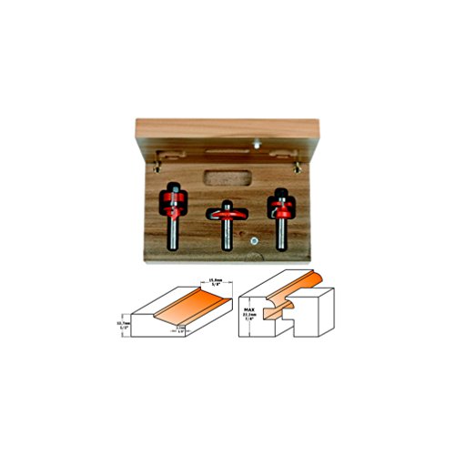 CMT Orange Tools 900.024.11 – ESTUCHE 3 Fräser HW S 8 Küchen (Lonnie Bird)