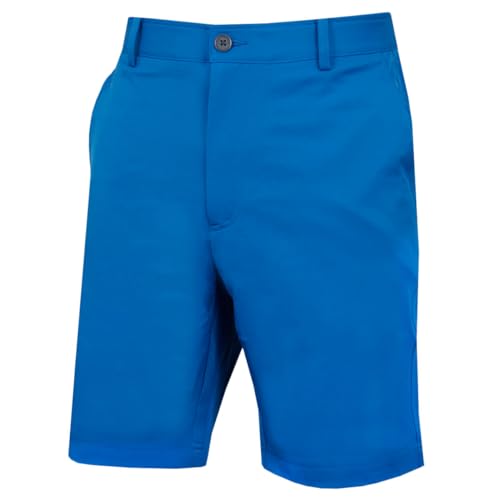 Calvin Klein Golf Herren Slim Fit Micro Tech Shorts - Mid Blau - 30" Waist