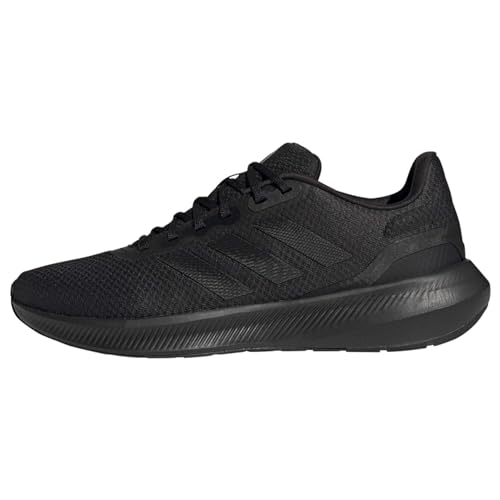 adidas Herren RUNFALCON 3.0 Sneaker, core Black/core Black/Carbon, 41 1/3 EU
