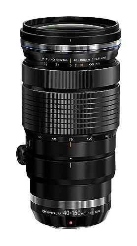 OM SYSTEM M.Zuiko Digital ED 40-150mm F2.8 PRO Objektiv, Telezoom, geeignet für alle MFT-Kameras (Olympus OM-D & Pen Modelle, Panasonic G-Serie), schwarz