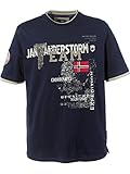 Jan Vanderstorm Herren T-Shirt Sölve dunkelblau L - 52/54